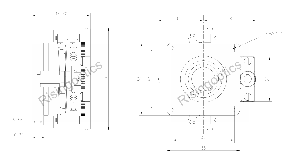 FL28mm F1.0 LWIR Uncooled Motorized Lens For 1024x768-12um