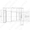 75mm F/1.5 SWIR Manual Lens For 640x480-25um Detector.