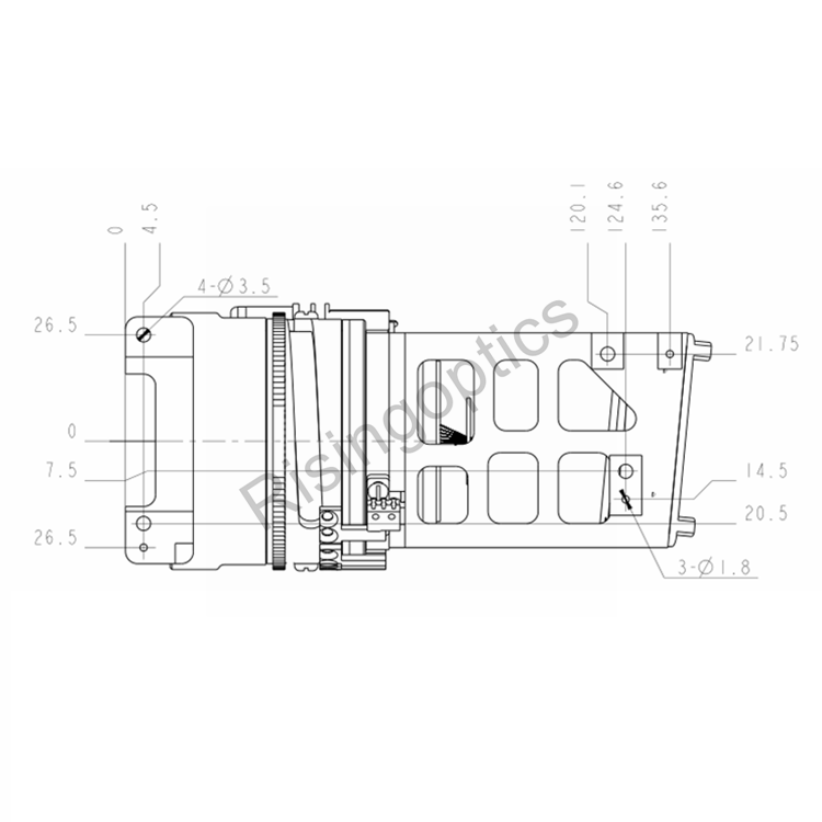 FL70mm F1.2 Uncooled LWIR Motorized Lens