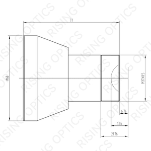 50mm F/1.4 SWIR Fixed Lens For 640x480-25um