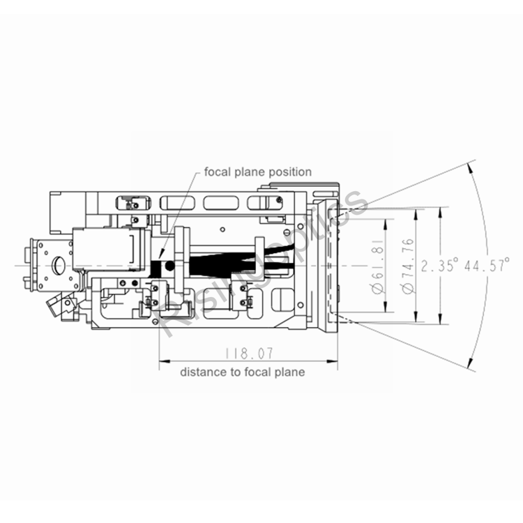 15-300mm F/4.0 MWIR Cooled Zoom Lens For 640x512-15um