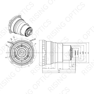 75mm F/1.0 Infrared Athermal Lens For 640x512-17um Detector