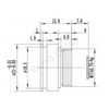 9.1mmF1.0-G Infrared Vehicle Lens For 640x512-12um