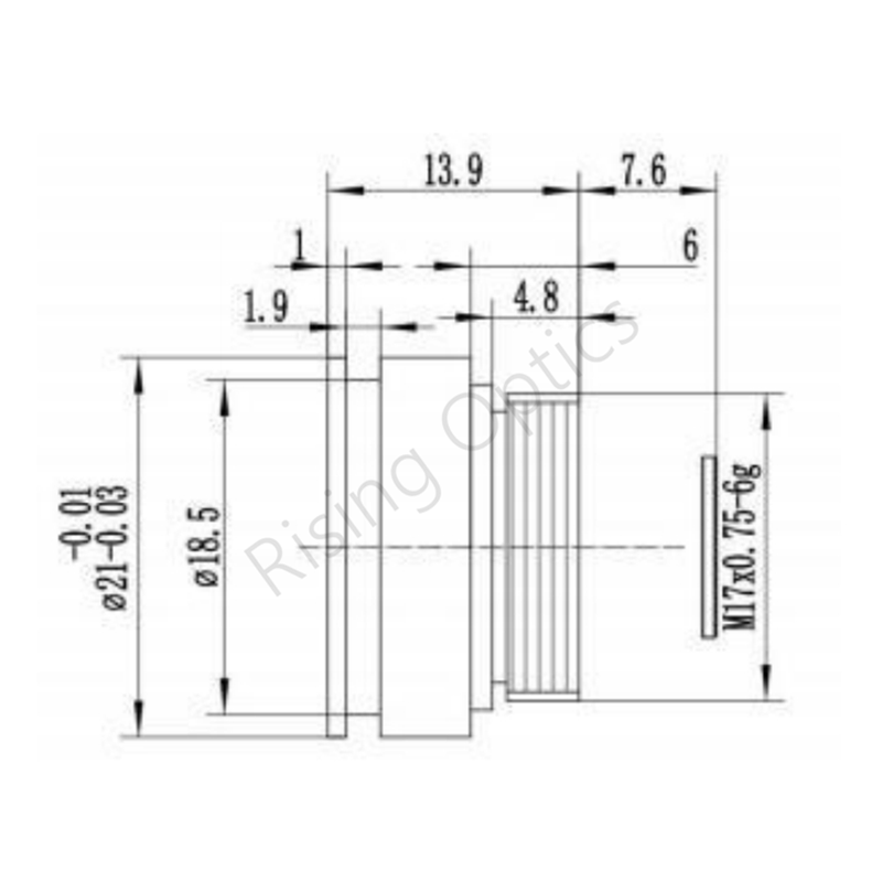 9.1mmF1.0-G Infrared Vehicle Lens For 640x512-12um