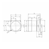 40mm athermal infrared lens with mini2 thermal camera module