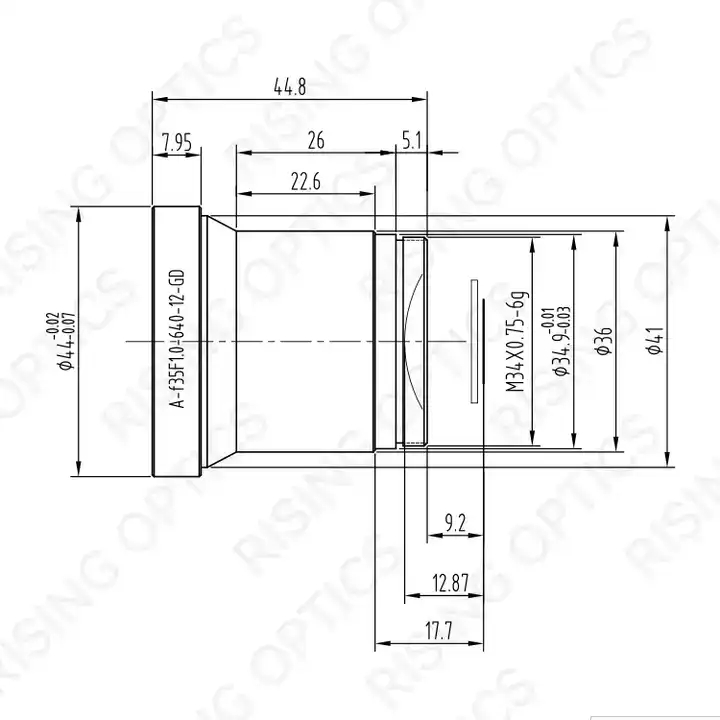 Lwir Athermal Lens Is Used In Surveillance Security Nanjing Rising Opto Electronic S Co Ltd