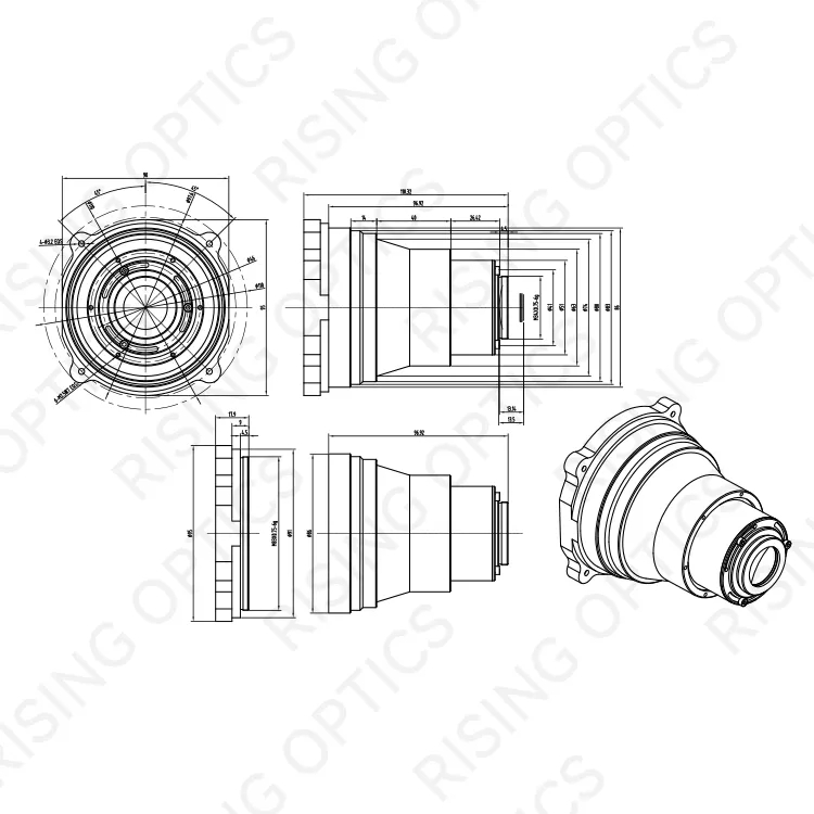 FL 75mm F/1.0 LWIR Athermal Lens For 640x480-17um