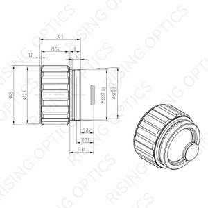 FL 25mm F1.0 LWIR Aiming Lens For 640x512-17um Detector