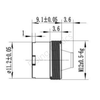 10mmF1.0-E Vehicle Infrared Lens For 256x192-12um