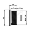 3.9mmF1.0 Vehicle IR Lens For 17um and 12um Sensor