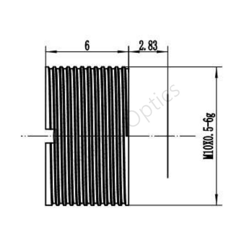 3.7mm F1.1 Vehicle IR lens For 256x192-12um