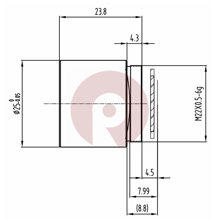 FL 19mm F/1.0 LWIR Athermal Lens For 640x512-17um