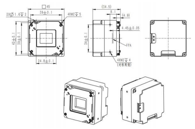 1280x1024-12um Uncooled Infrared camera module from China manufacturer ...