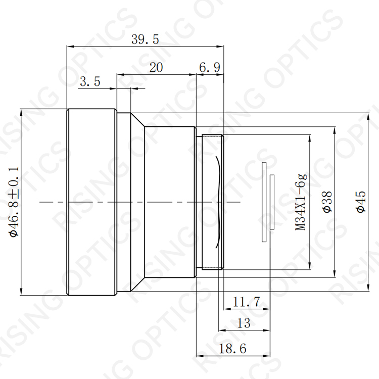 40mm F/1.0 LWIR Athermal Lens For 640X480-17um