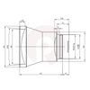 FL50mm F1.0 Infrared Athermal Lens For 640x480-12um