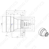 FL75mm F1.2 Long Wave Athermalized Infrared Lens for 384x288-17um Detector