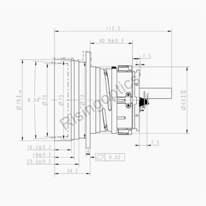70mm F/1.0 LWIR Uncooled Motorized Focus Lens – Long-Range Thermal Imaging Optic