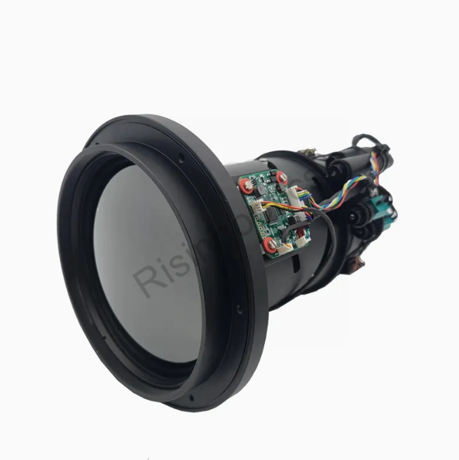 15-150mm F/0.77-1.2 LWIR Uncooled Continuous Zoom Lens for 640x512-17um Detector