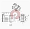 35mm Focal Length F#1.1 Infrared Thermal Sight Lens Aiming IR Lens for 384x288-17um