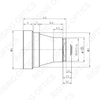 FL50mm F1.0 Athermalized Infrared Lens for 640x480-17um Detector With DLC Coating