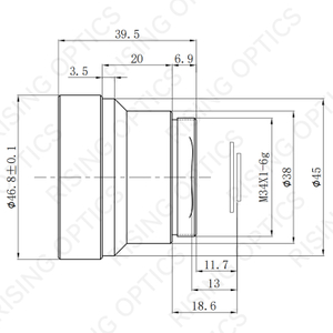 FL40mm F#1.0 LWIR Athermalized Lens With DLC Coating for 640x512-12um Detector